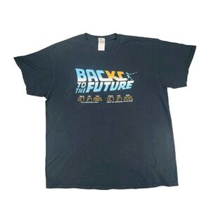 Back To The‎ Future T Shirt Gildan Ultra Cotton Movie Graphic Tee XL